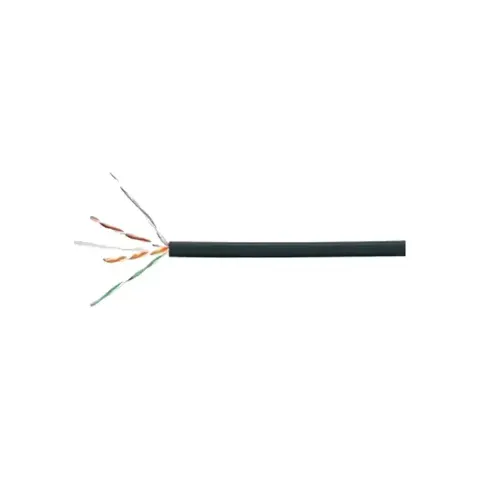 Copper Cable, category 6, outdoor, anti-rodent, UTP, 4-pair, 23 AWG, black