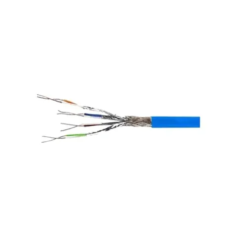 CS67Z3 Category 7A S/FTP Cable, low smoke zero halogen, blue jacket, 4 pair count, 3280 ft (1000 m) length, reel