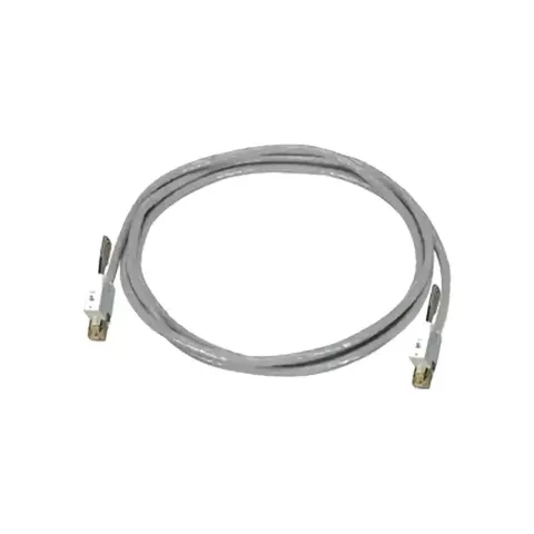 RJ45 Patch Cord, category 5e, PVC stranded, with security key, gray, 2 m