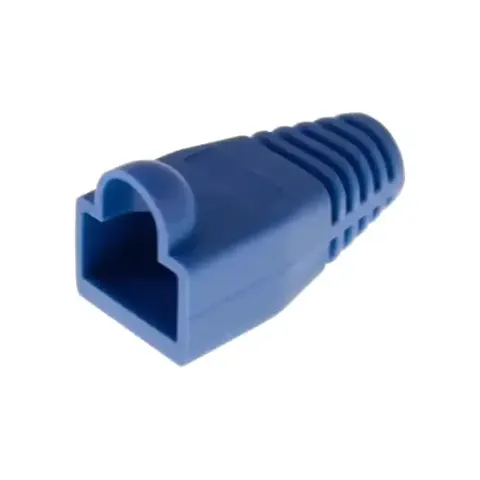 Modular Plug Boot, for category 5E and 6/6A EMT plugs, 6.5 mm max cable OD, 2400 per box, blue