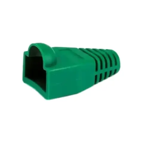 Modular Plug Boot, for category 5E and 6/6A EMT plugs, 5.5 mm max cable OD, 2400 per box, green