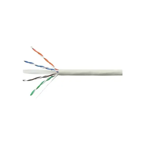 4-pair Cat6 U/UTP, 305m Roll, White, LSZH