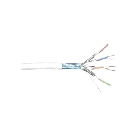 CS54ZB1 Category 7 F/FTP Cable, low smoke zero halogen, white jacket, 4 pair count, 1640 ft (500 m) length, reel