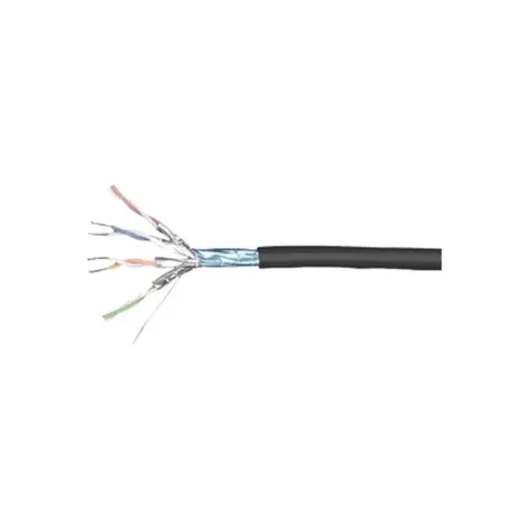 CS44Z3 Category 6A F/FTP Cable, low smoke zero halogen, black jacket, 4 pair count, 1640 ft (500 m) length, reel
