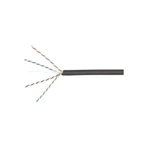 CS44Z3 ETL Verified Category 6A U/UTP LSZH Cable, black jacket, 4 pair count, 1000 ft (305 m) length, CommPak