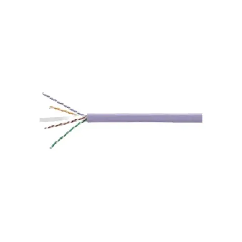 CS44ZB Category 6A U/UTP Cable, low smoke zero halogen, lilac jacket, 4 pair count, 1000 ft (305 m) length, CommPak box