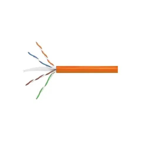 CS34ZB Category 6 U/UTP Cable, low smoke zero halogen, orange jacket, 4 pair count, 305 m length CommPak box
