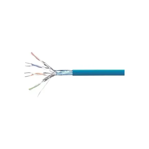 CS44ZB Category 6A F/FTP Cable, low smoke zero halogen, blue jacket, 4 pair count, 1640 ft (500 m) length, reel