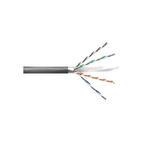 CS41ZB, ETL Verified Category 6A U/UTP Cable, low smoke zero halogen, gray jacket, 4 pair count, 1640 ft (500 m) length reel (EMEA)