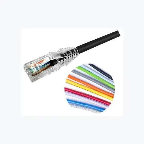 NPC RJ45 Patch Cord, category 6A, Unshielded, CM (PVC), A-Wired