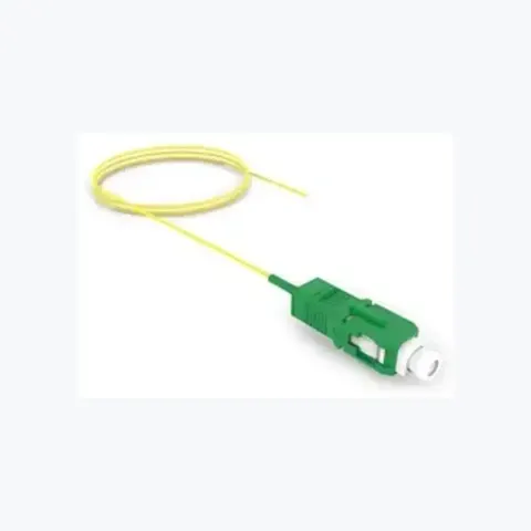 TeraSPEED SC APC to Unconnectorized, Fiber Pigtail, 0.9 mm Tight Buffer