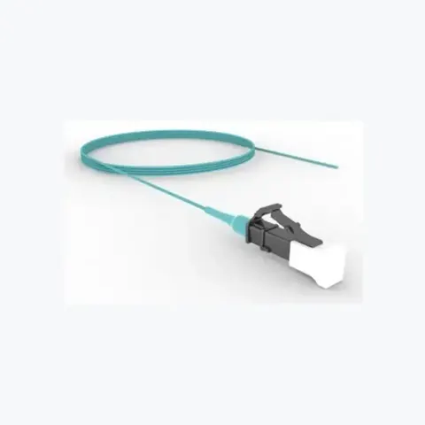 OM4 LC/UPC to Unconnectorized,0.9mm Tight Buffer Simplex Fiber Pigtail