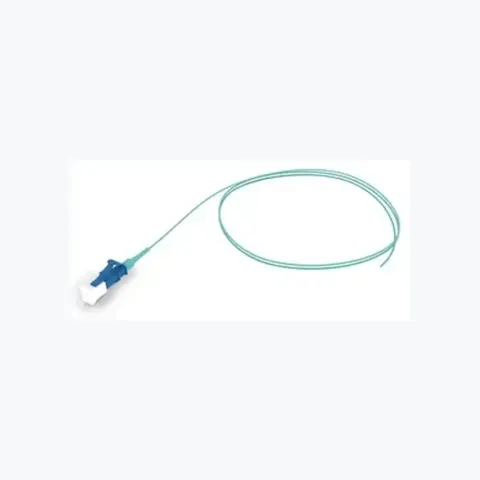OM4 LC/UPC Keyed Blue to Unconnectorized, Fiber Pigtail Simplex, 0.9 mm SBJ