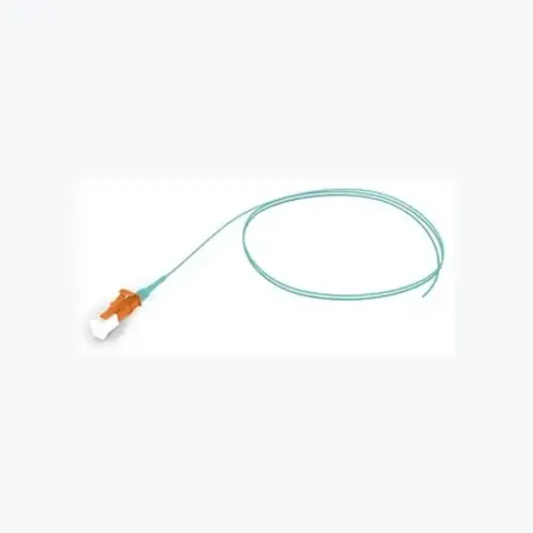 OM4 LC/UPC Keyed Orange to Unconnectorized, Fiber Pigtail Simplex, 0.9 mm SBJ