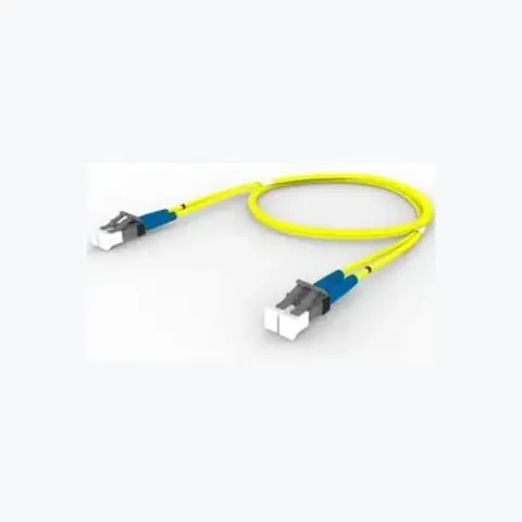 Singlemode LC/UPC Keyed Slate to LC/UPC Keyed Slate Fiber Patch Cord, 1.6 mm Duplex, Plenum