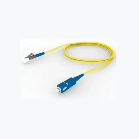 Singlemode LC/UPC Keyed Slate to SC/UPC Fiber Patch Cord, 1.6 mm Simplex, Plenum