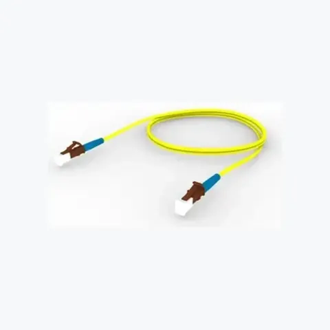 Singlemode LC/UPC Keyed Brown to LC/UPC Keyed Brown Fiber Patch Cord, 1.6 mm Simplex, Plenum