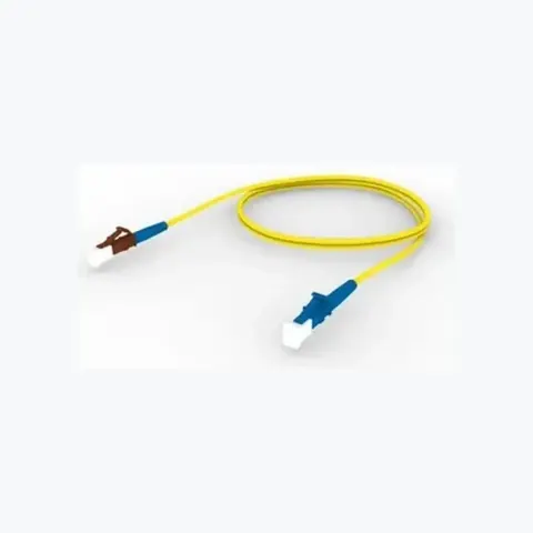 Singlemode LC/UPC Keyed Brown to LC/UPC Fiber Patch Cord, 1.6 mm Simplex, Plenum
