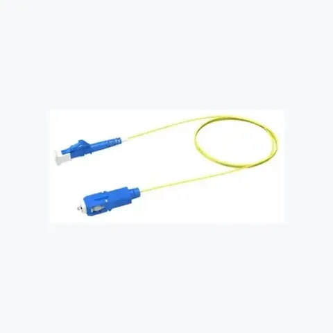 Singlemode LC/UPC to SC/UPC, Fiber Patch Cord, 1.6 mm Simplex, Plenum