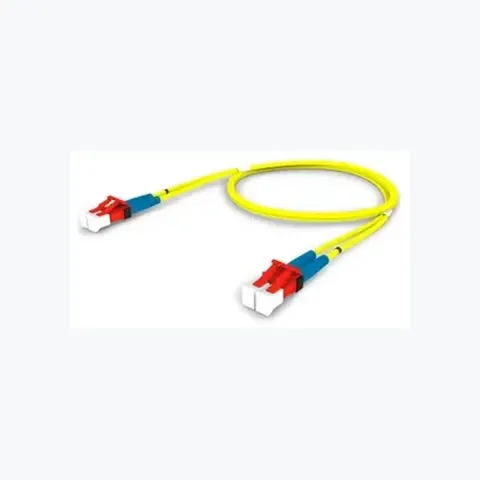 Singlemode LC/UPC Keyed Red to LC/UPC Keyed Red, Fiber Patch Cord, 1.6 mm Duplex, Riser