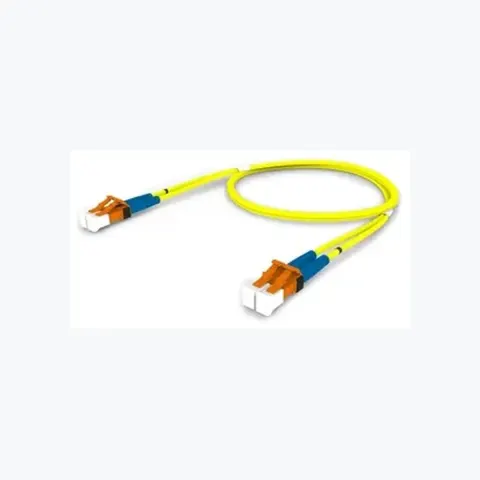 Singlemode LC/UPC Keyed Orange to LC/UPC Keyed Orange Fiber Patch Cord, 1.6 mm Duplex, Riser