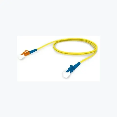 Singlemode LC/UPC Keyed Orange to LC/UPC Fiber Patch Cord, 1.6 mm Simplex, Riser
