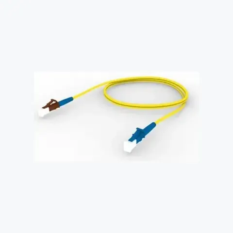 Singlemode LC/UPC Keyed Brown to LC/UPC Fiber Patch Cord, 1.6 mm Simplex, Riser