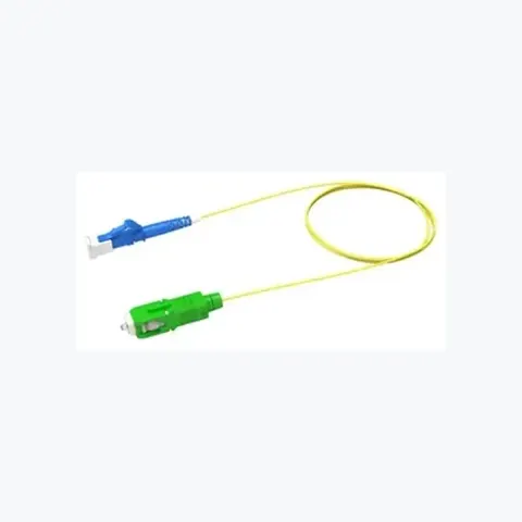 Singlemode LC/UPC to SC/APC, Fiber Patch Cord, 1.6 mm Simplex, Riser