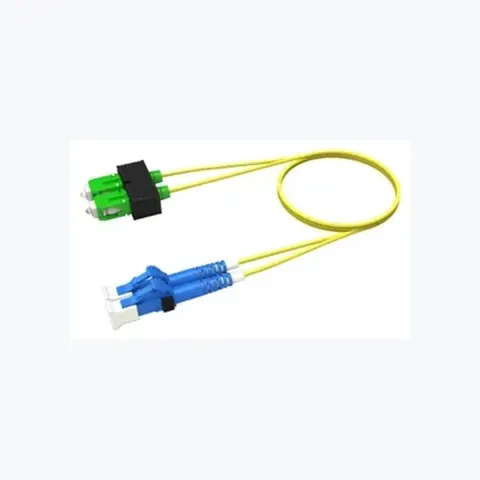 Singlemode LC/UPC to SC/APC, Fiber Patch Cord, 1.6 mm Duplex, Riser