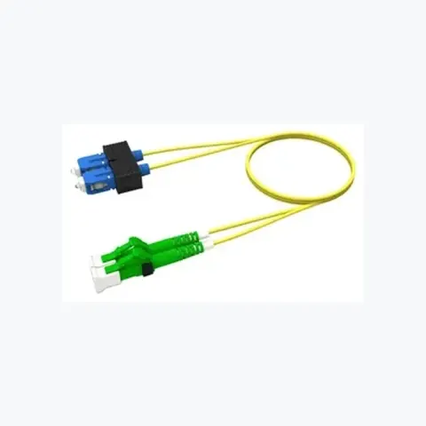 Singlemode SC/UPC to LC/APC, Fiber Patch Cord, 1.6 mm Duplex, Riser