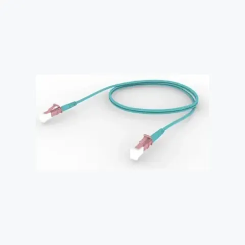 OM4 LC/UPC Keyed Rose to LC/UPC Keyed Rose Fiber Patch Cord, 1.6 mm Simplex, Riser