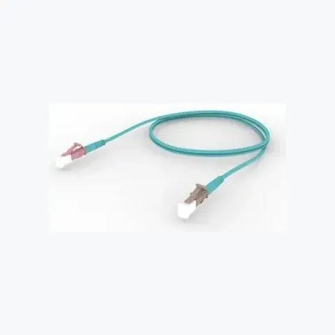 OM4 LC/UPC Keyed Rose to LC/UPC Fiber Patch Cord, 1.6 mm Simplex, Riser