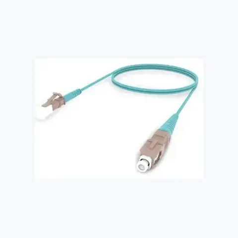 OM4 LC/UPC to SC/UPC Fiber Patch Cord, 1.6 mm Simplex, Riser