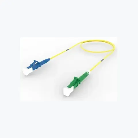 Ultra Low Loss Singlemode, LC/UPC to LC/APC, Fiber Patch Cord, 1.6 mm Simplex, Plenum