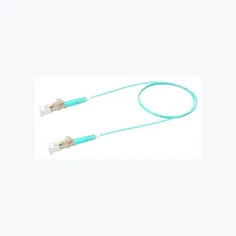 Ultra Low Loss OM4, LC/UPC to LC/UPC, Fiber Patch Cord, 1.6 mm Simplex, Plenum