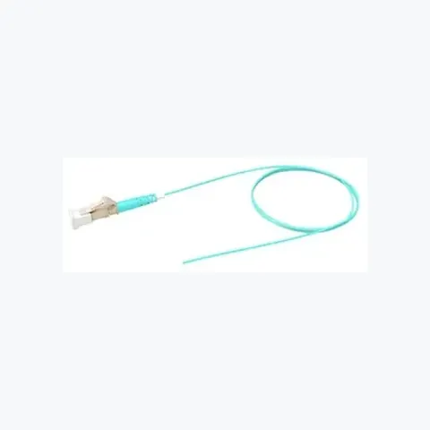 Ultra Low Loss (ULL) OM4 LC/UPC to Unconnectorized, 1.6 mm Simplex Fiber Pigtail, Plenum