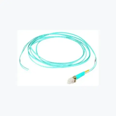 Ultra Low Loss (ULL) OM4 LC/UPC to Unconnectorized, 1.6 mm Duplex Fiber Pigtail, Plenum