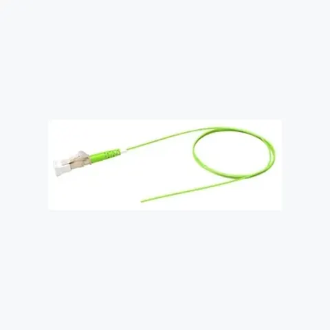 Ultra Low Loss (ULL) OM5 LC/UPC to Unconnectorized, 1.6 mm Simplex Fiber Pigtail, Low Smoke Zero Halogen (LSZH)