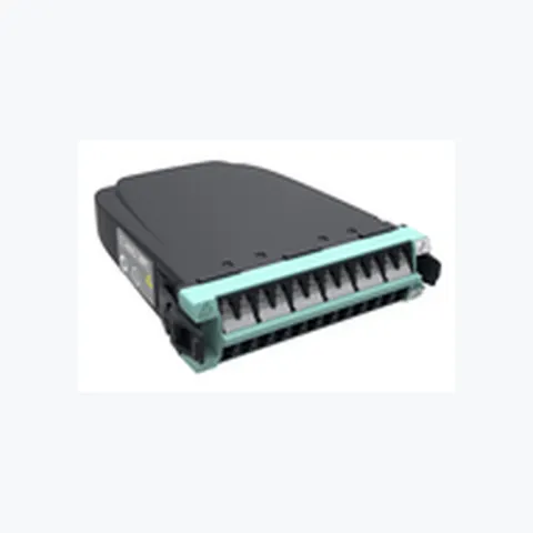 G2 OM4 Standard MPO Cassette, 24 LC Fibers (12 duplex ports)