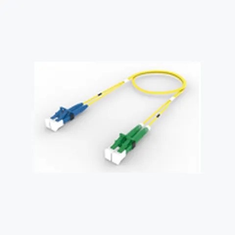 Singlemode LC/UPC to LC/APC, Fiber Patch Cord, 1.6 mm Duplex, Riser