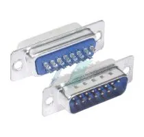 High Density D-Sub 15 Pin Male PCB Right Angle