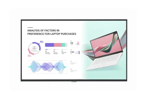 49 inch Digital Signage Display, UHD, 500 nits