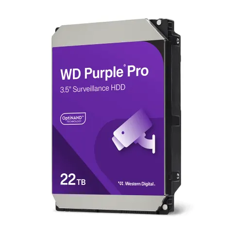 22TB WD Purple Pro Video Analytics Hard Drive