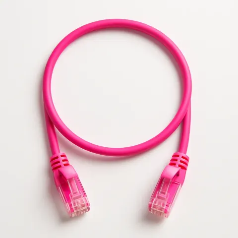 Cat 6 U/UTP LSZH Patch Cord (NETCONNECT) · pink · 62 m