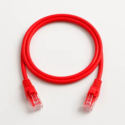 Cat 6 U/UTP LSZH Patch Cord (NETCONNECT) · red · 51 m