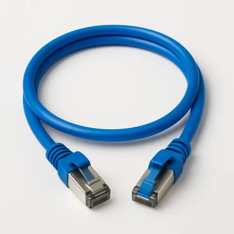 Cat 6A S/FTP LSZH Patch Cord (NETCONNECT 10G) · blue · 62 m