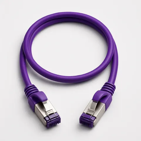 Cat 6A S/FTP LSZH Patch Cord (NETCONNECT 10G) · violet · 44 m