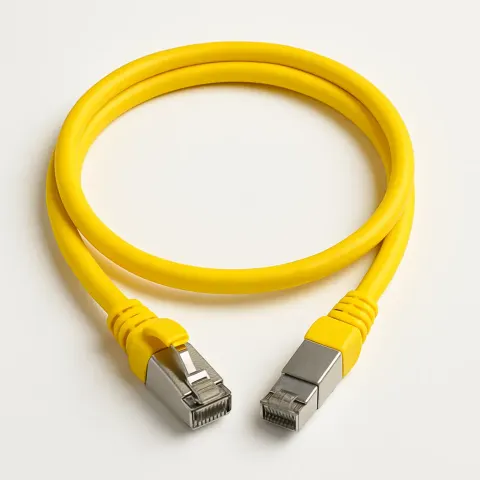 Cat 6A S/FTP LSZH Patch Cord (NETCONNECT 10G) · yellow · 47 m