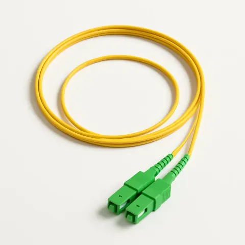 Singlemode SC/APC to SC/APC, Fiber Patch Cord, 1.6 mm Simplex, Low Smoke Zero Halogen (LSZH)