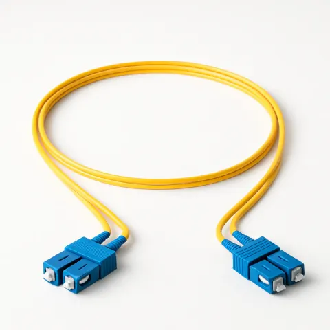 Singlemode SC/UPC to SC/UPC, Fiber Patch Cord, 1.6 mm Duplex, Low Smoke Zero Halogen (LSZH)